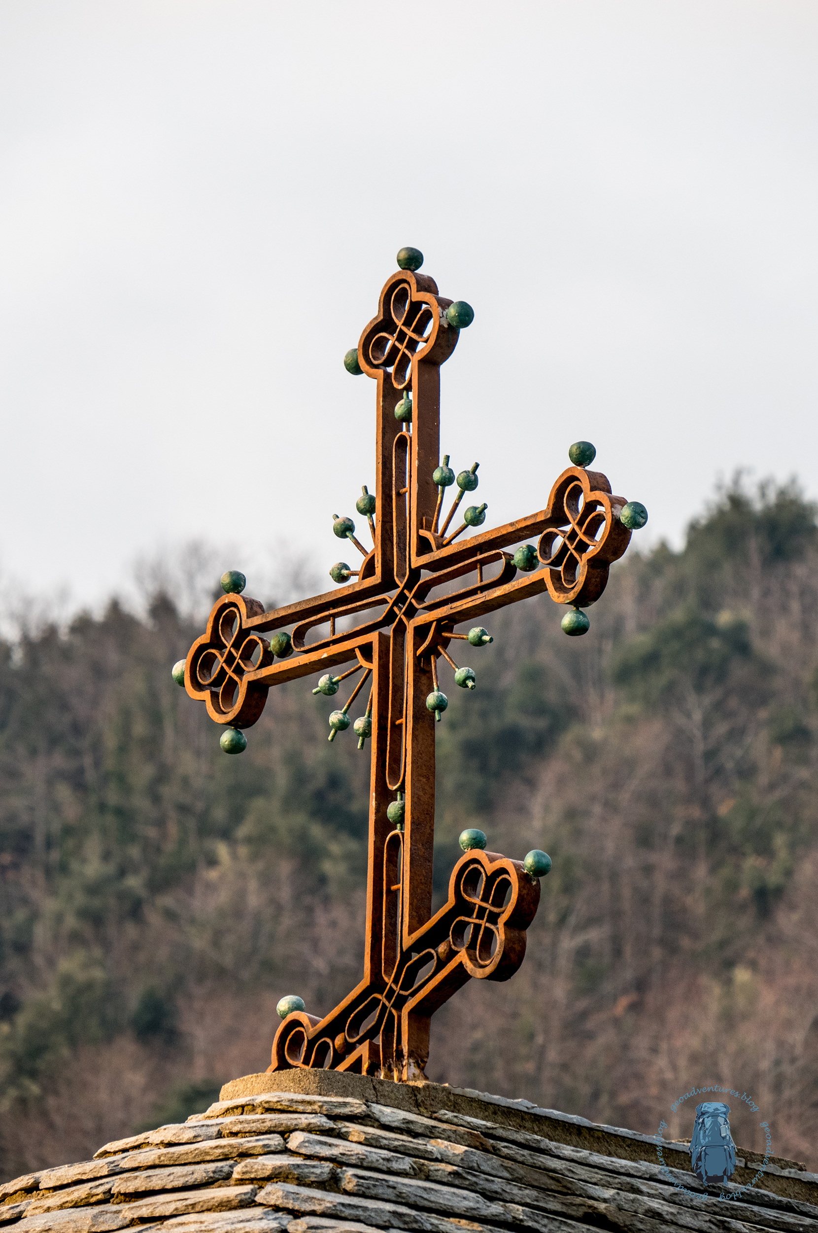 Kloster Karakallou: Kreuz