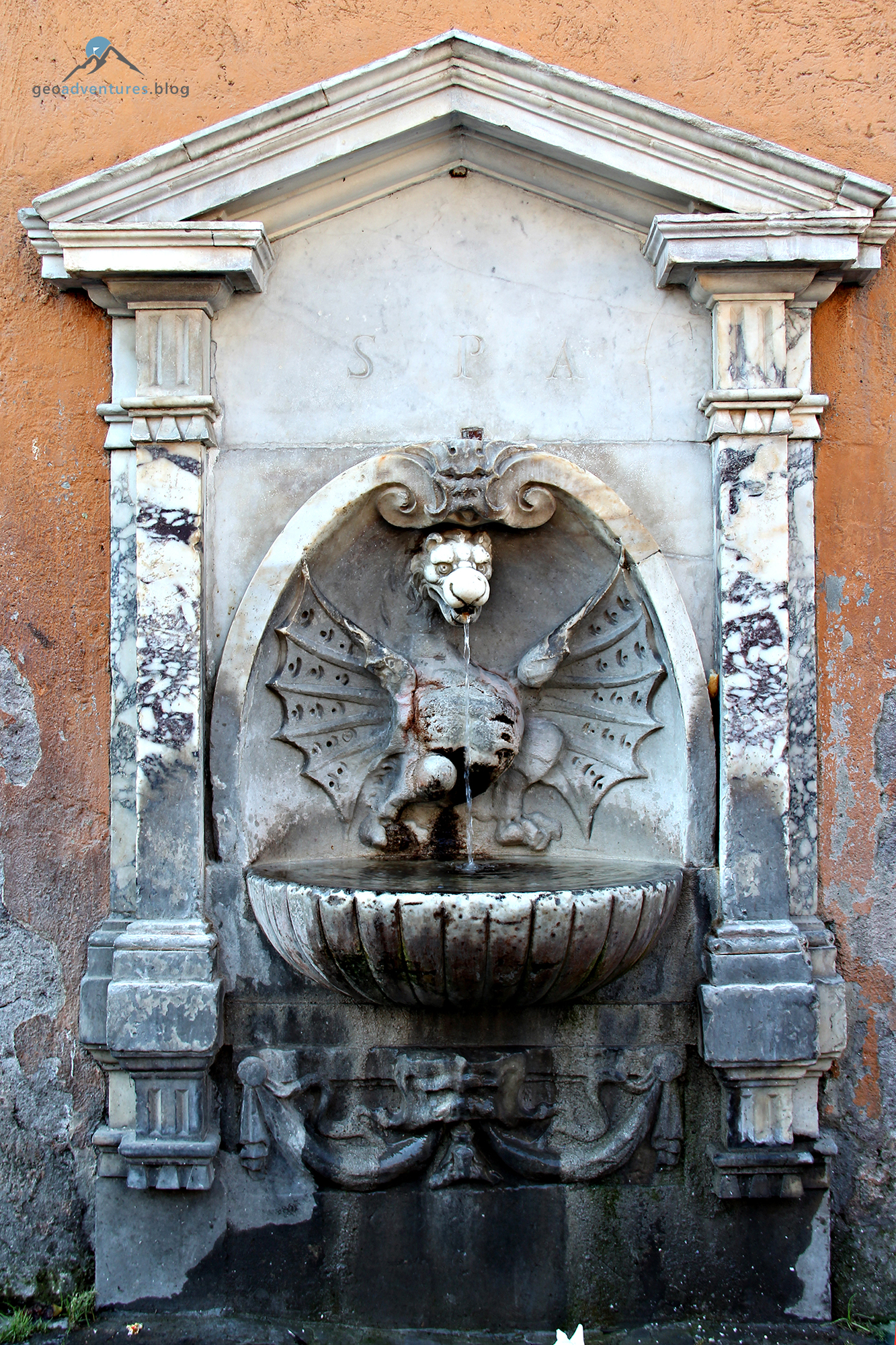 Brunnen auf der Via della Conciliazione