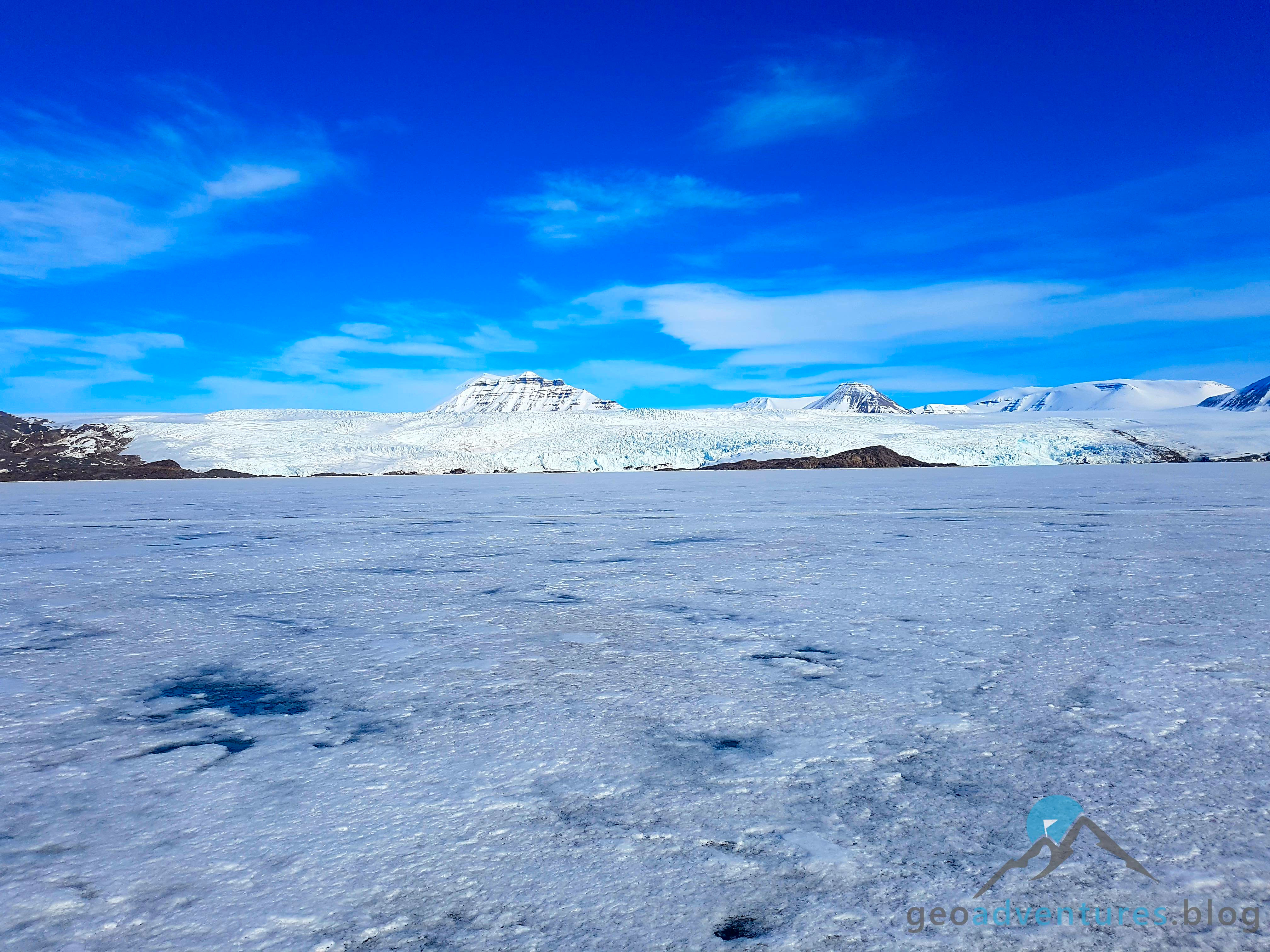 Geocaching auf Spitzbergen - Polar Girl, Eisberge, Earthcache VII